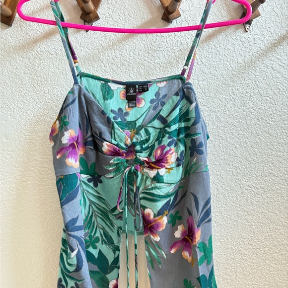 Volcom Brohamas Floral Print Top - Picture 1 of 2